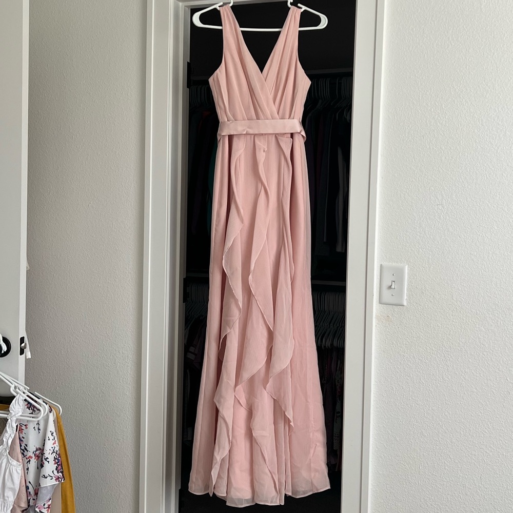 Blush Pink Vera Wang Dress